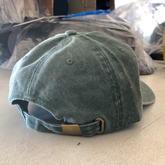 Halloween Movie embroidered pigment dyed adjustable dad hat - Dark Green - Picture 3 of 4